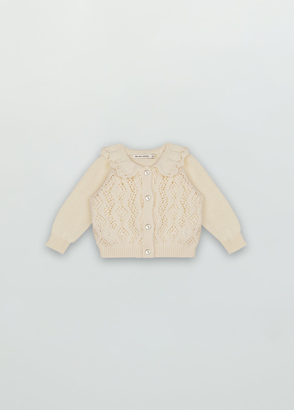 The New Society Genoveva Cardigan - Vanilla