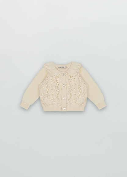 The New Society Genoveva Cardigan - Vanilla