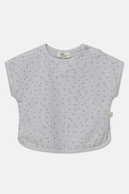 My Little Cozmo Grey Baby Top - Soft Grey