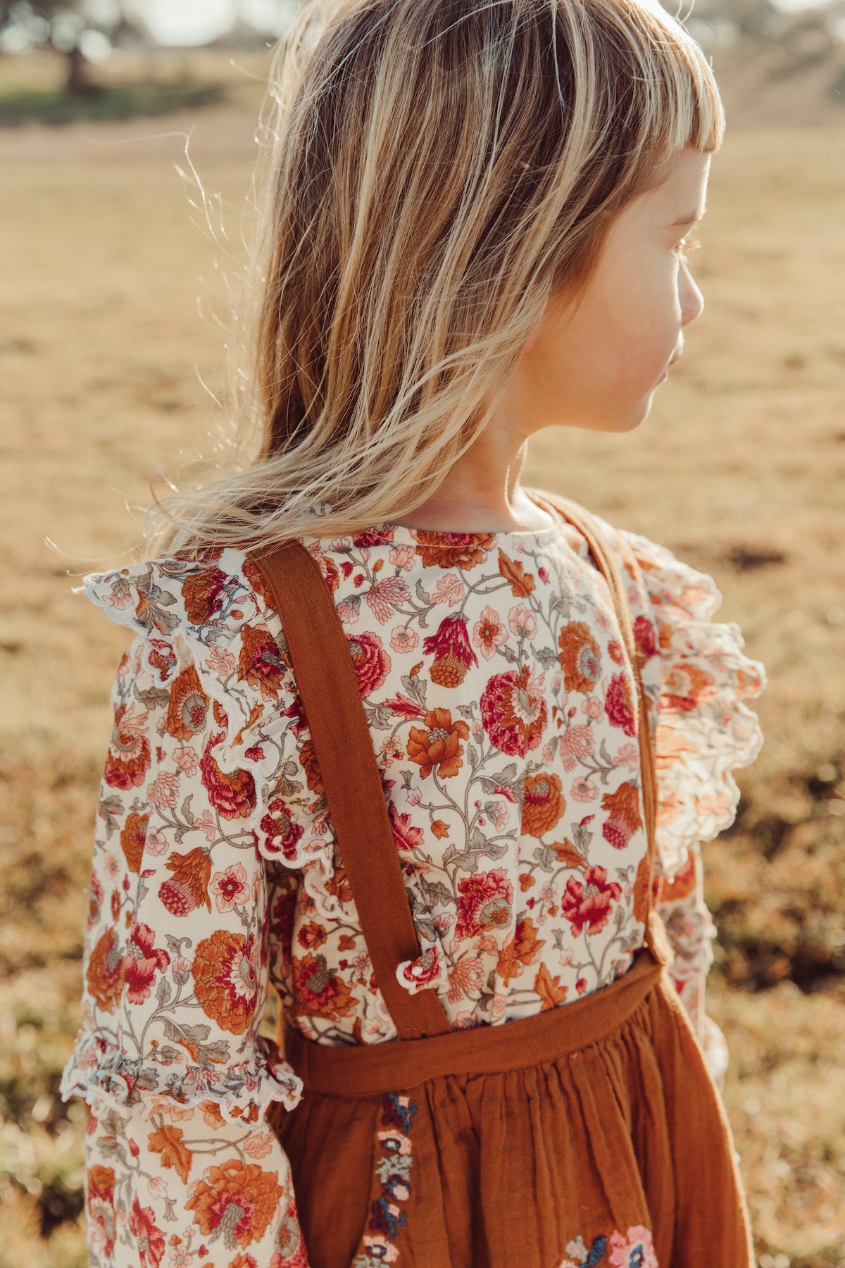 Louise Misha Tubi Bohemian Flowers Blouse - Cream