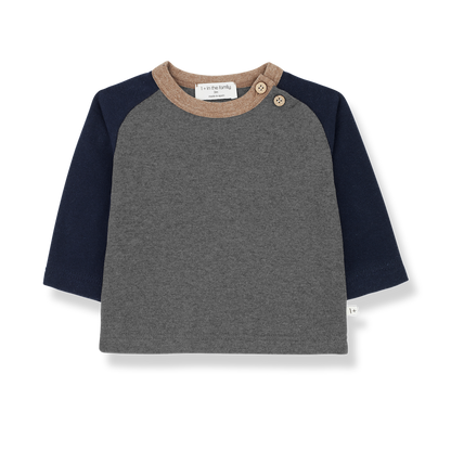 1 + In The Family Guim T-Shirt - Grey