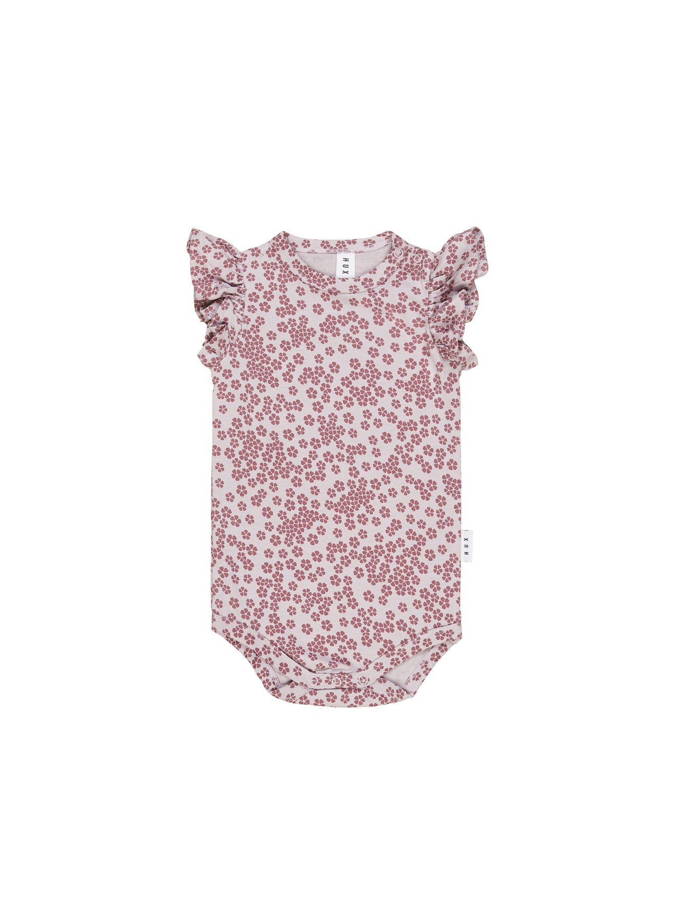 Huxbaby Floral Frill Onesie - Lilac