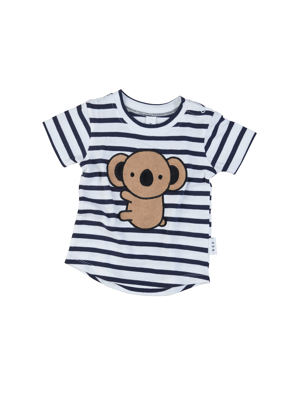 Huxbaby Koala T-Shirt - White + Navy Stripe