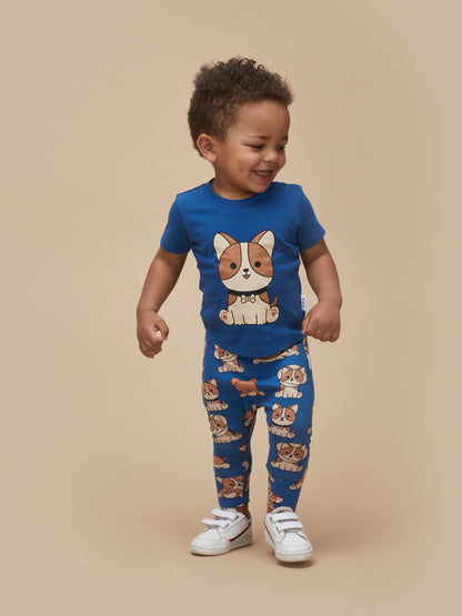 Huxbaby Corgi Drop Crotch Pant - Whirlpool