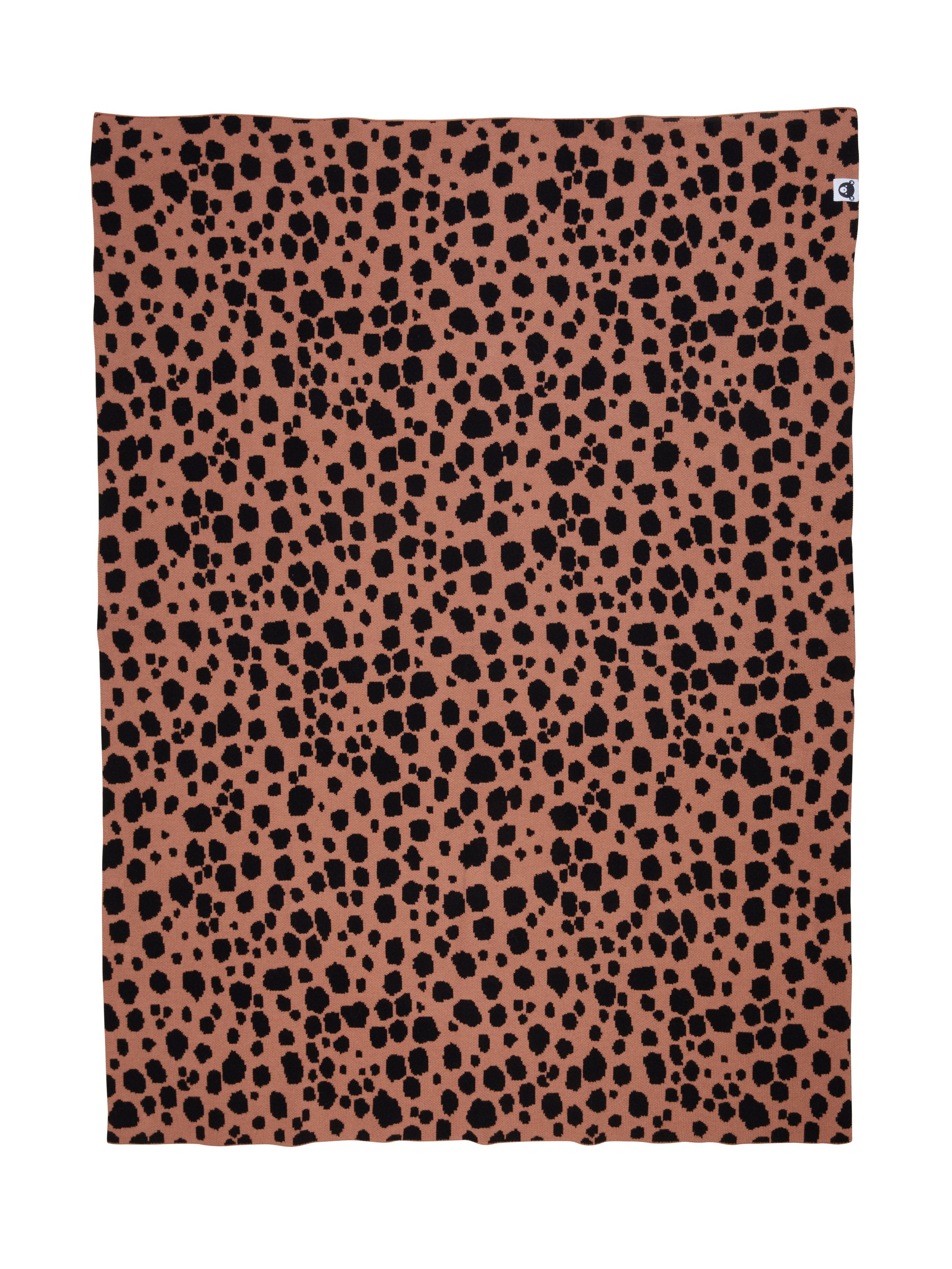 Huxbaby Ocelot Knit Blanket - Terracotta