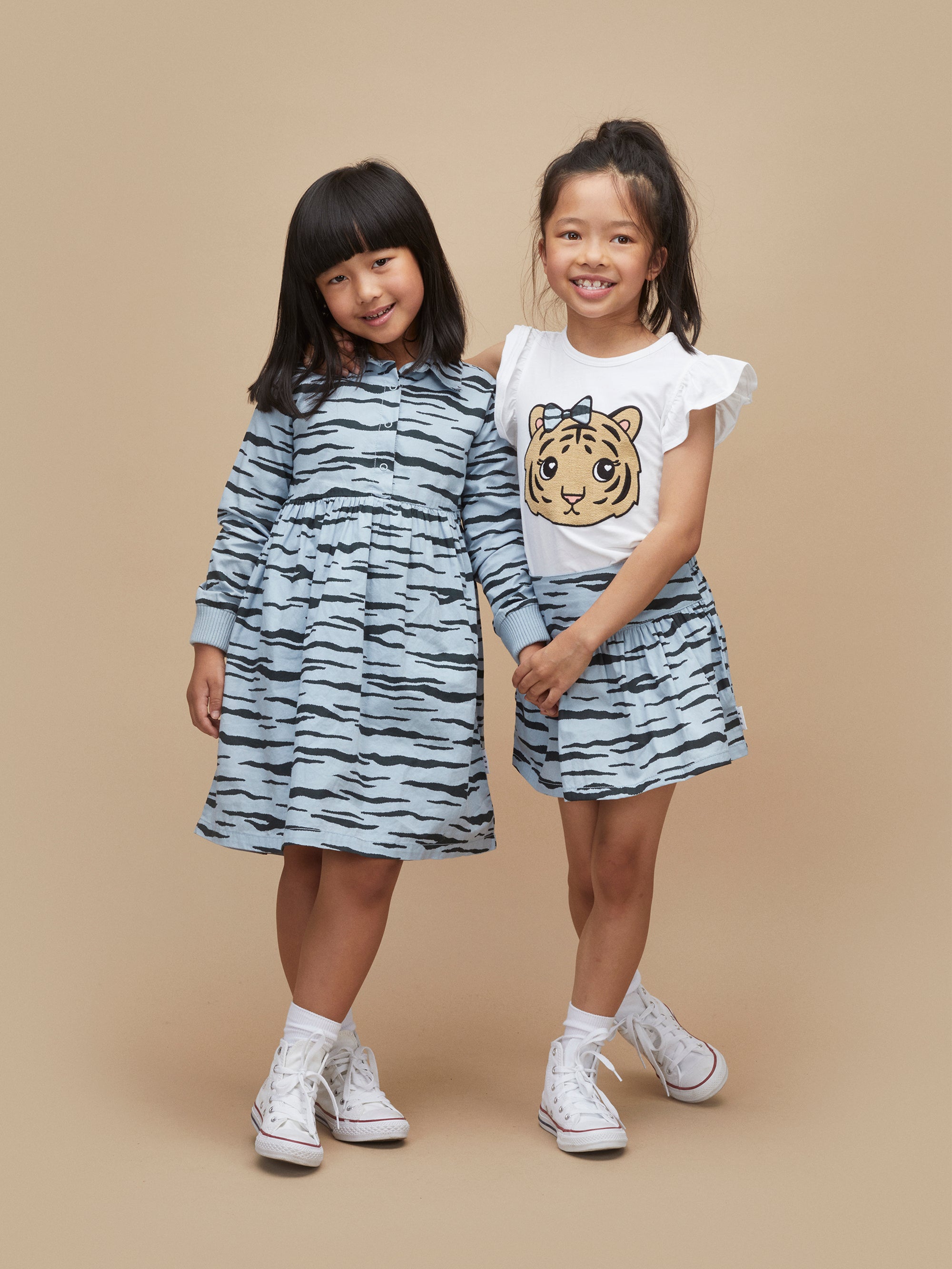 Huxbaby Wildcat Shirt Dress - Storm Blue