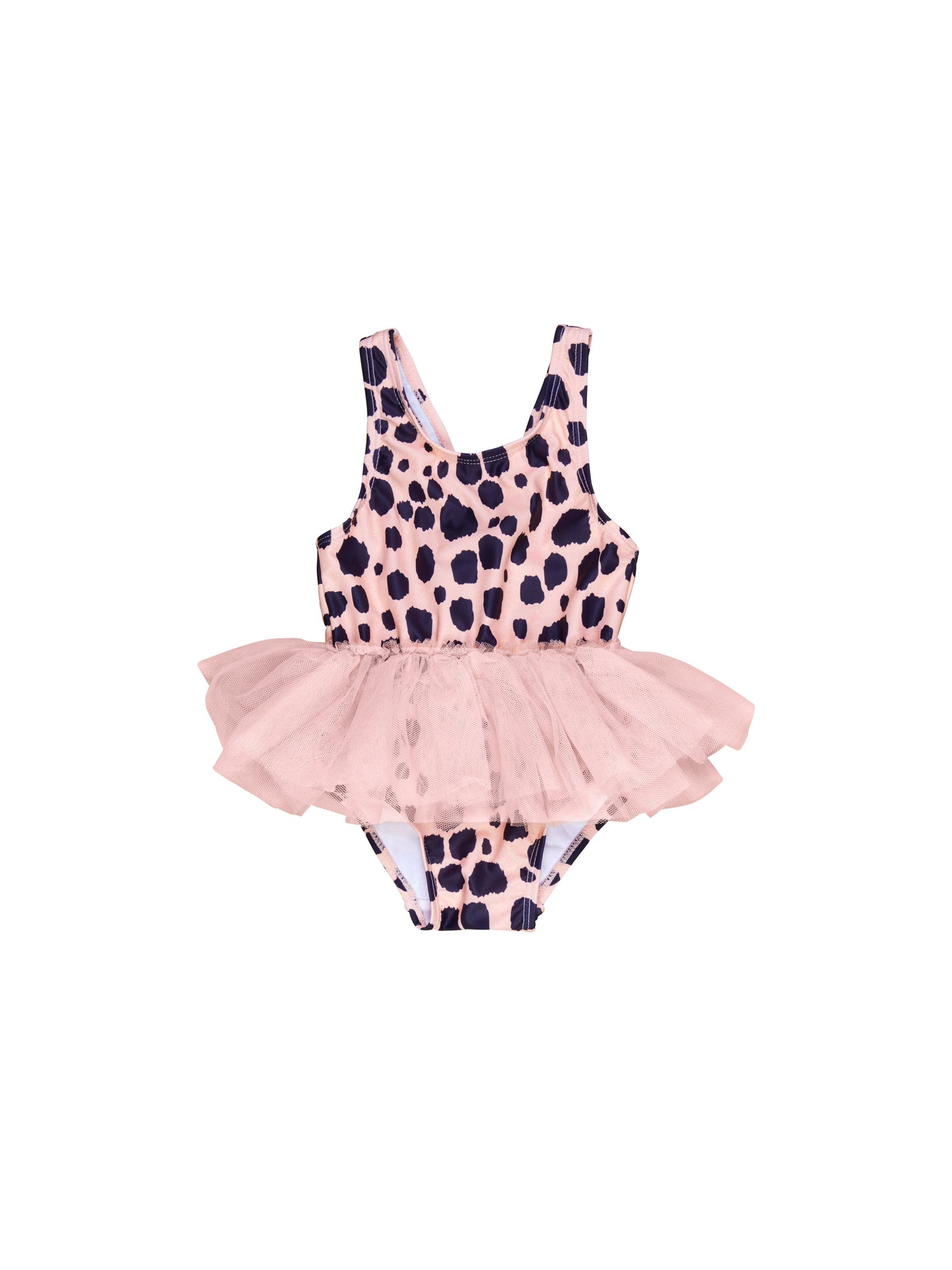 Huxbaby Ocelot Ballet Swimsuit - Bright Rose