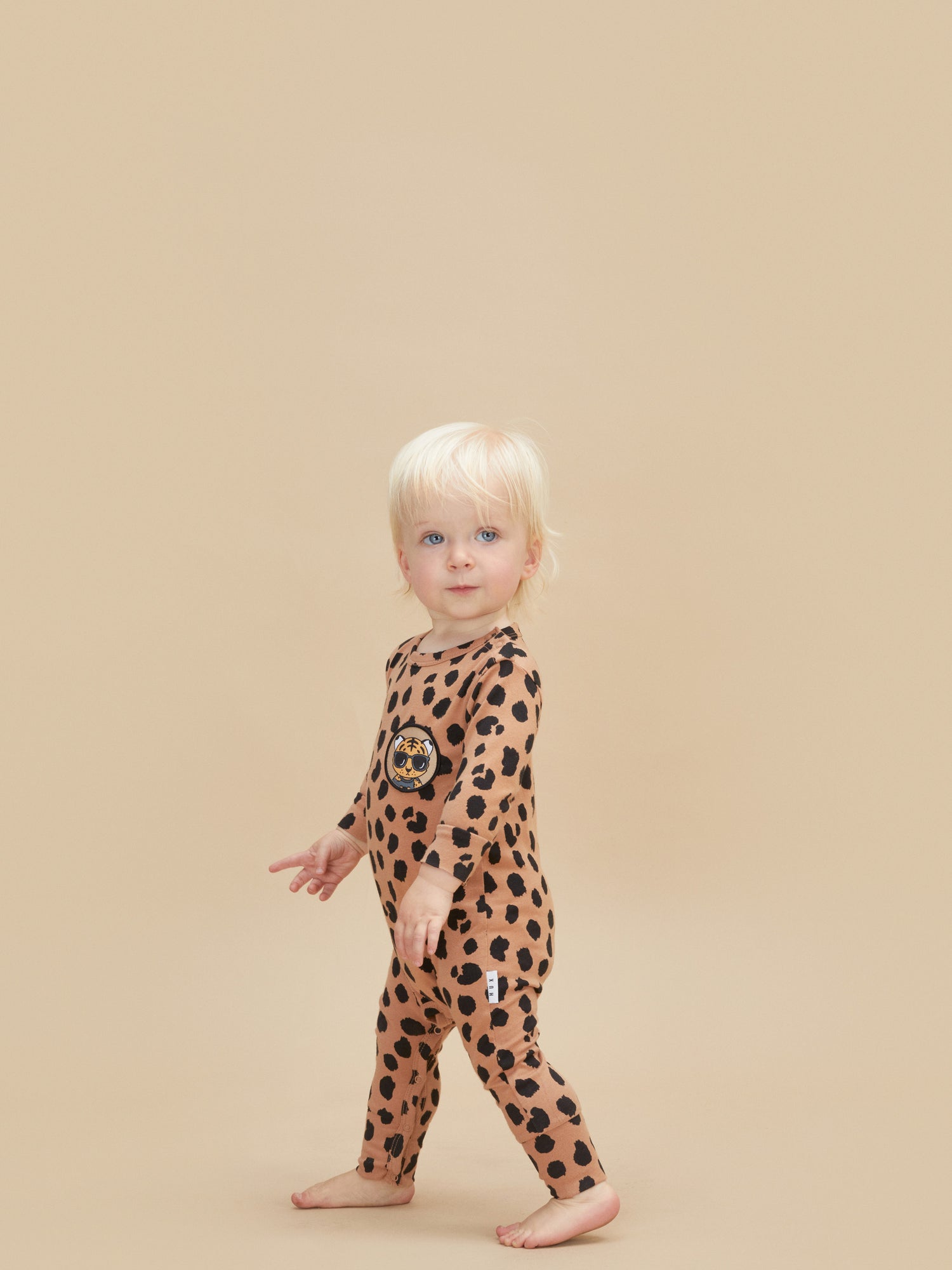 Huxbaby Tiger Romper - Toast