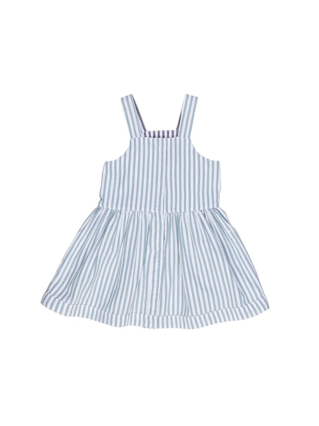 Huxbaby Reversible Dress - Ink + Surf Stripe