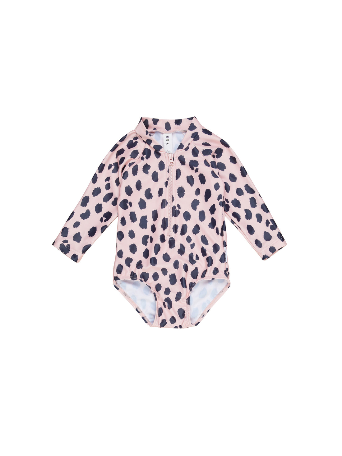 Huxbaby Animal Longsleeve Zip Swimsuit - Blossom