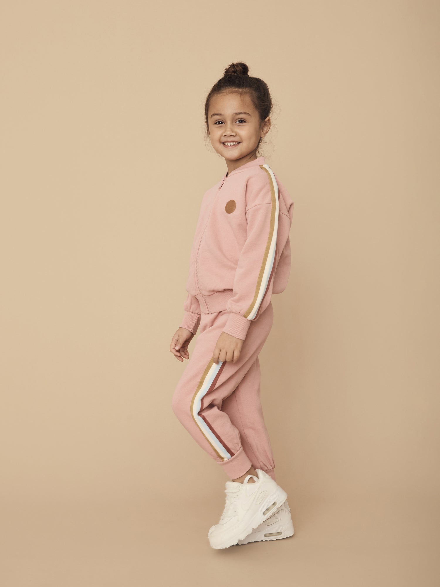 Huxbaby Dusty Rose Retro Track Pant