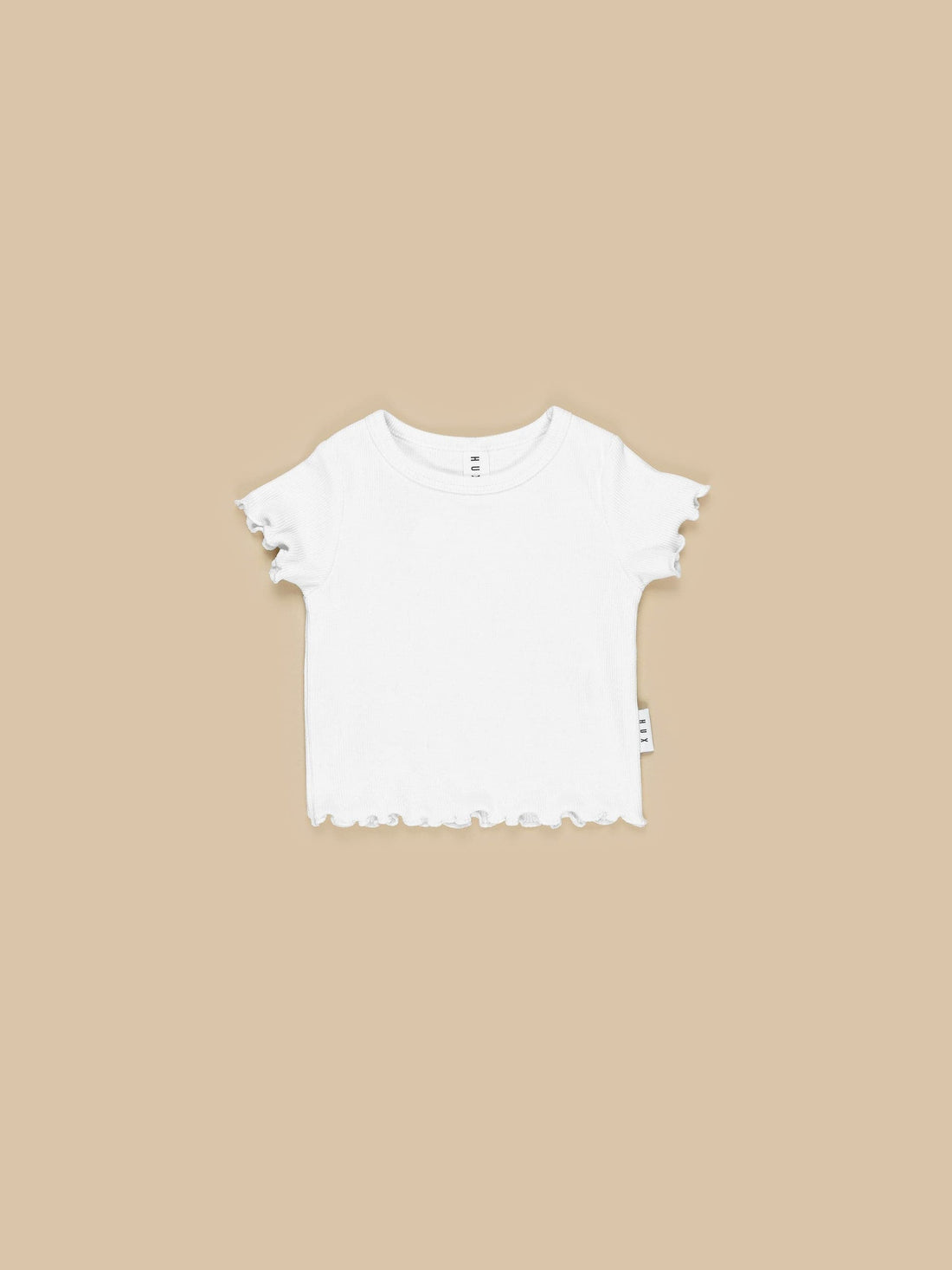 Huxbaby Rib Tee - Vanilla