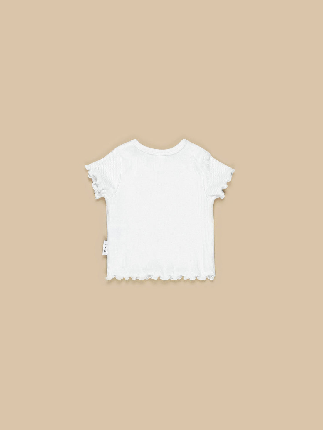 Huxbaby Rib Tee - Vanilla