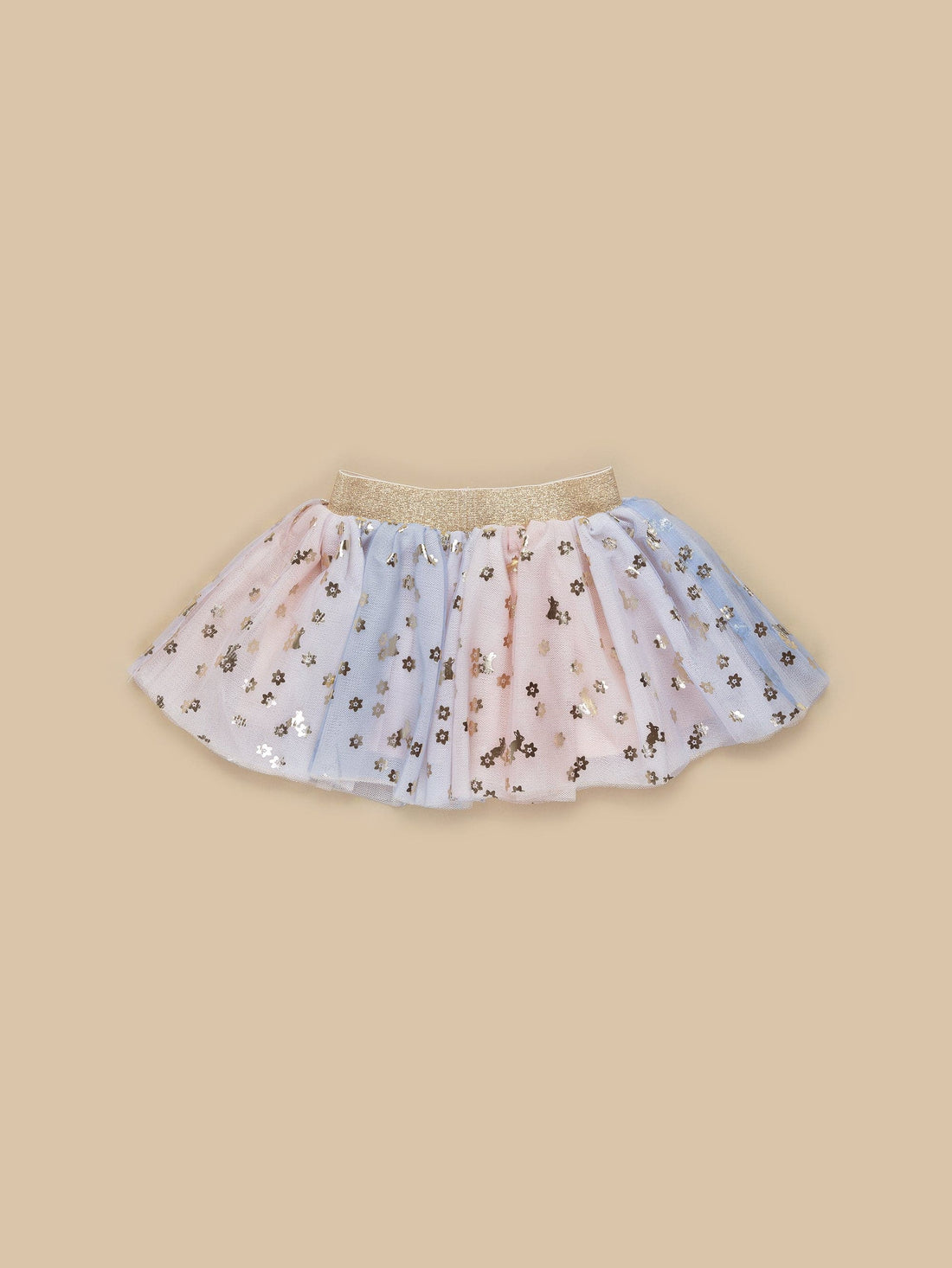 Huxbaby Rainbow Bunnies Tulle Skirt - Multi