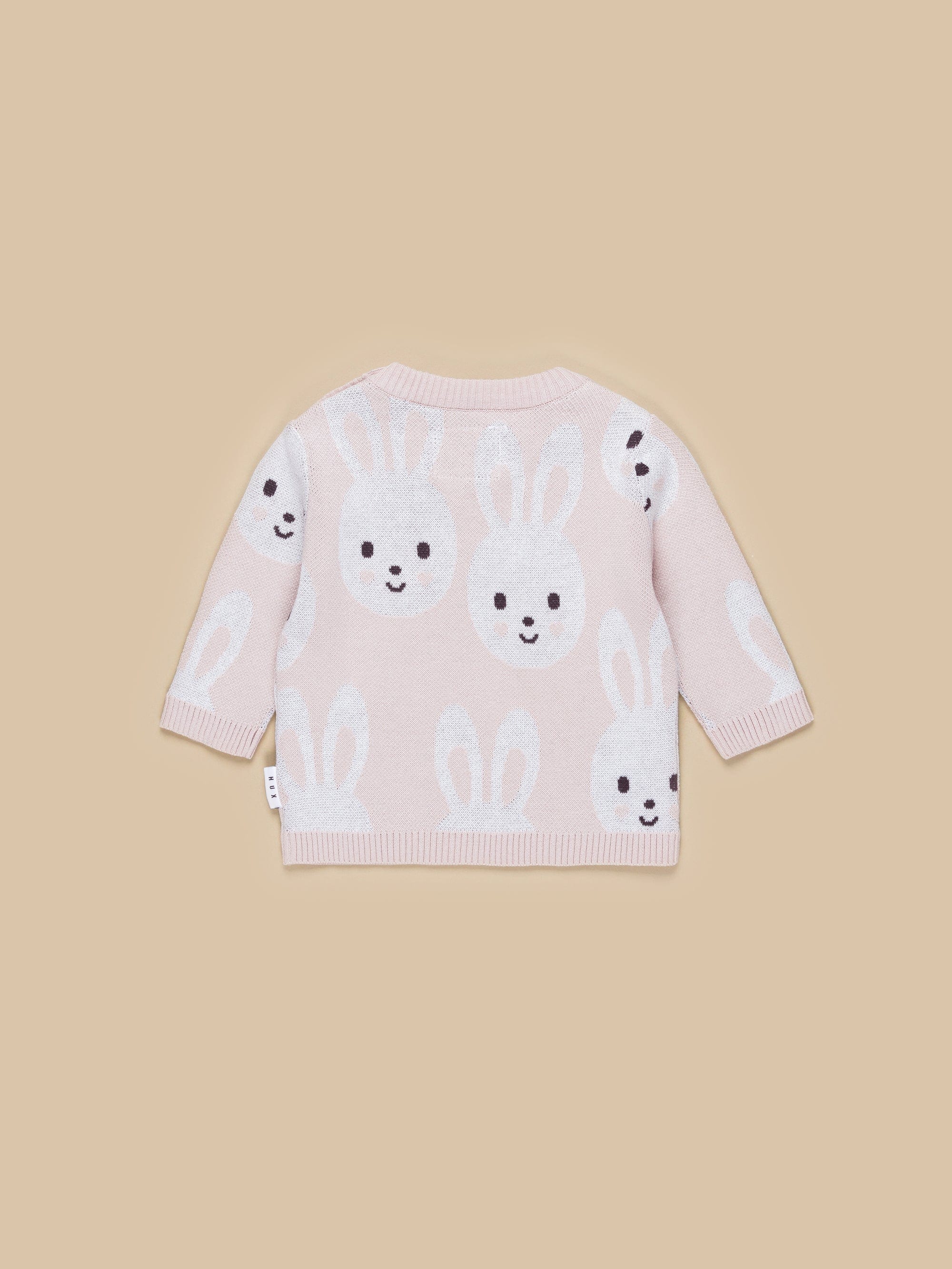 Huxbaby Bunny Knit Jumper - Rose