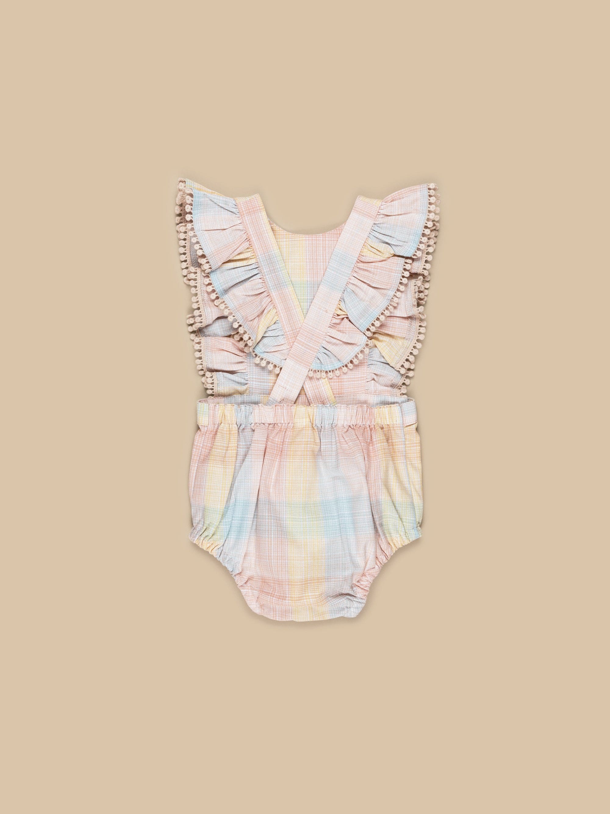 Huxbaby Ruffle Playsuit - Rainbow