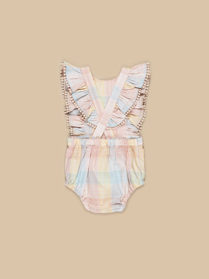 Huxbaby Ruffle Playsuit - Rainbow