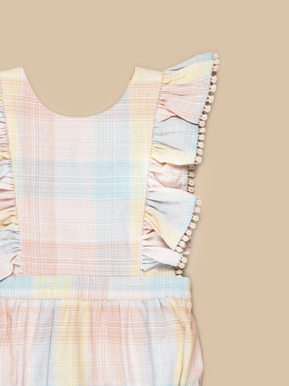 Huxbaby Ruffle Playsuit - Rainbow