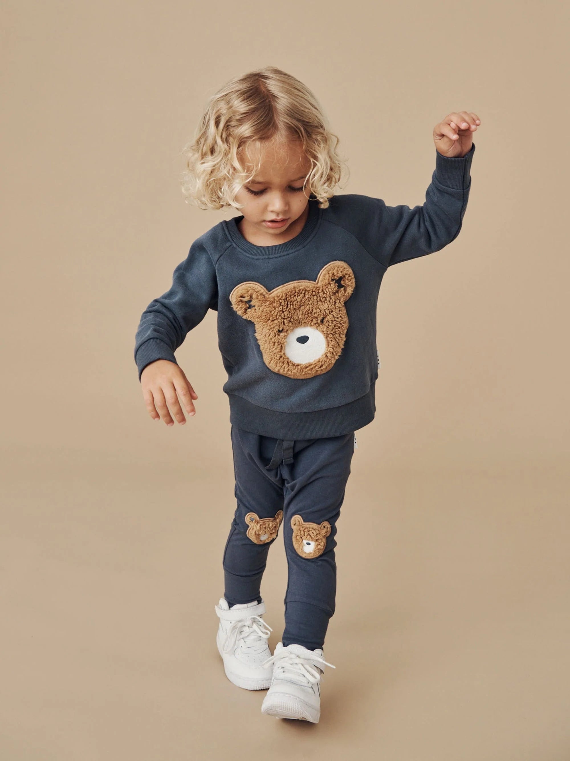 Huxbaby Drop Crotch Pant - Huxbear Knee