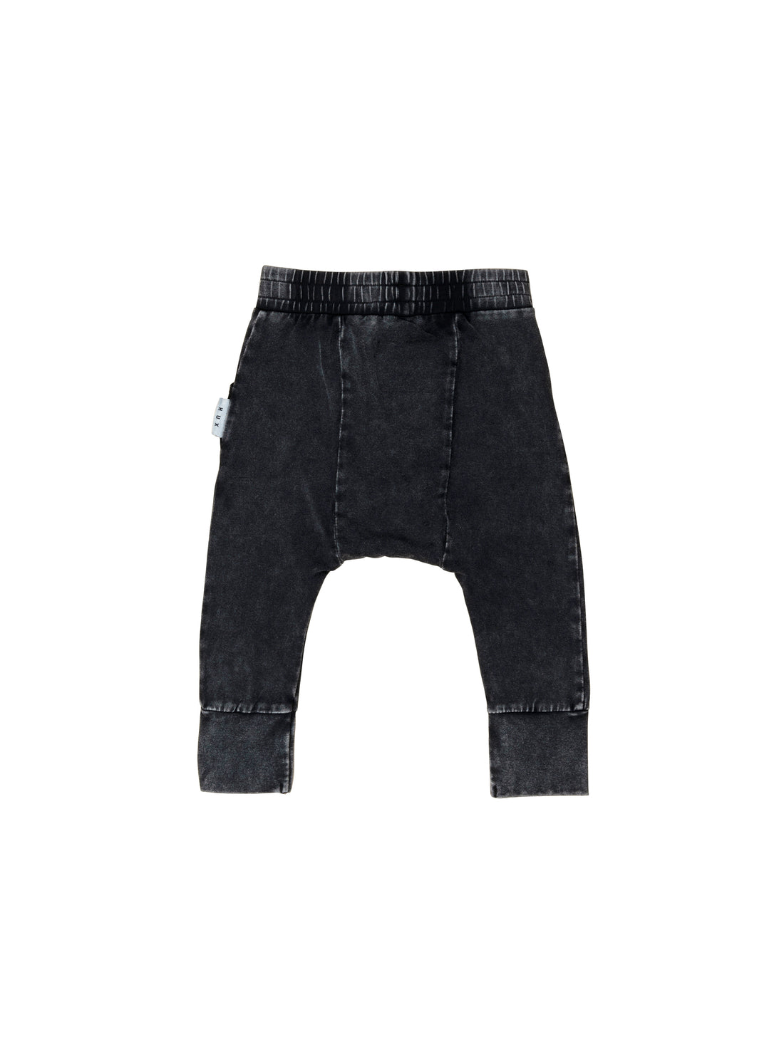 Huxbaby Vintage Jersey Pocket  Drop Crotch Pant - Vintage Black