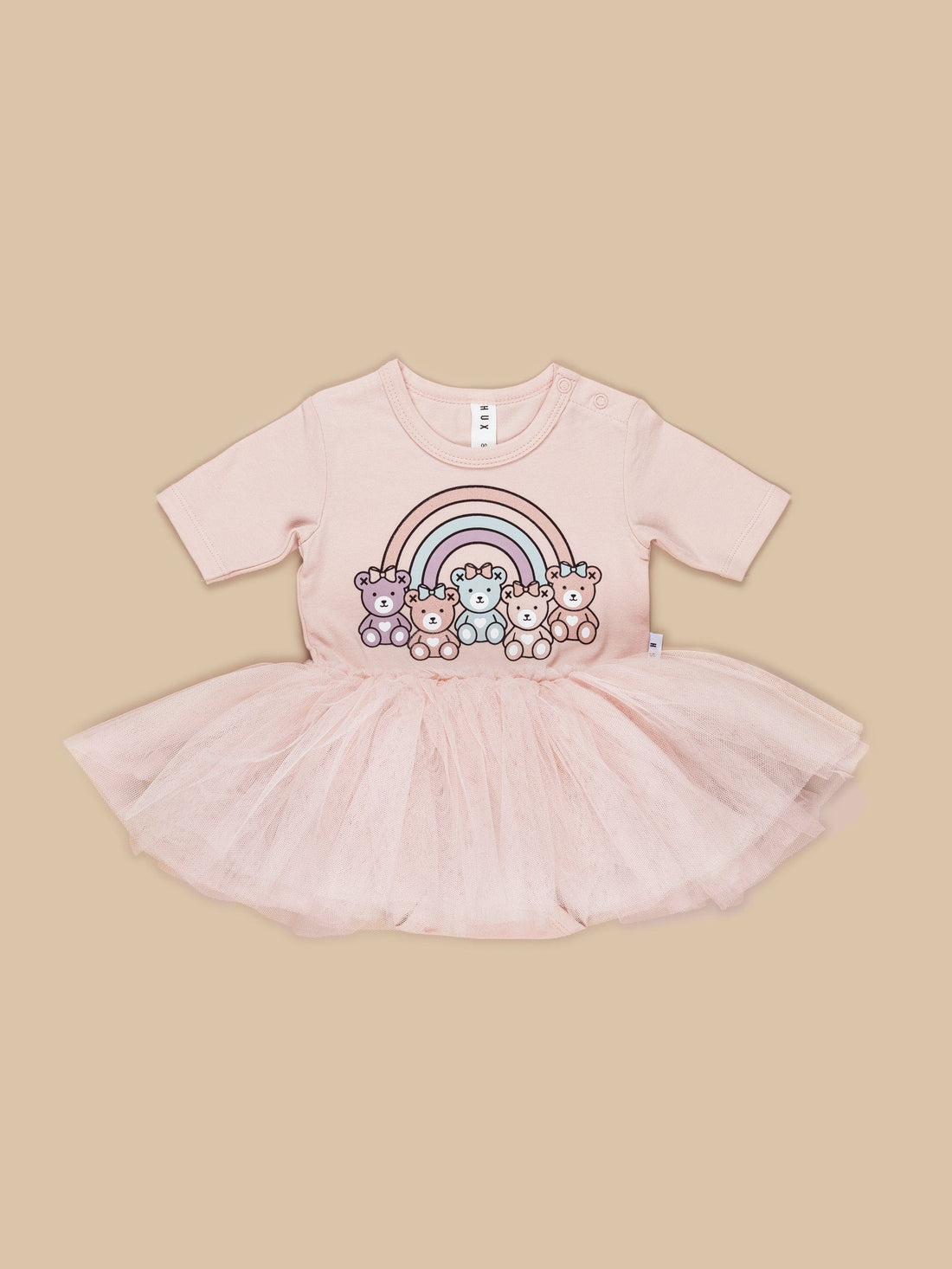 Huxbaby Ballet Onesie - Rainbow Bears