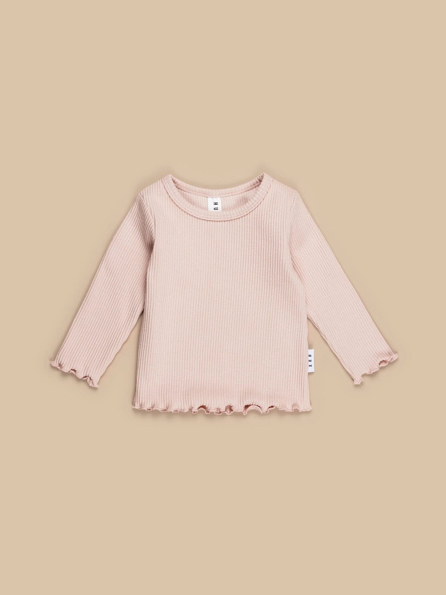 Huxbaby Rib Top - Rose