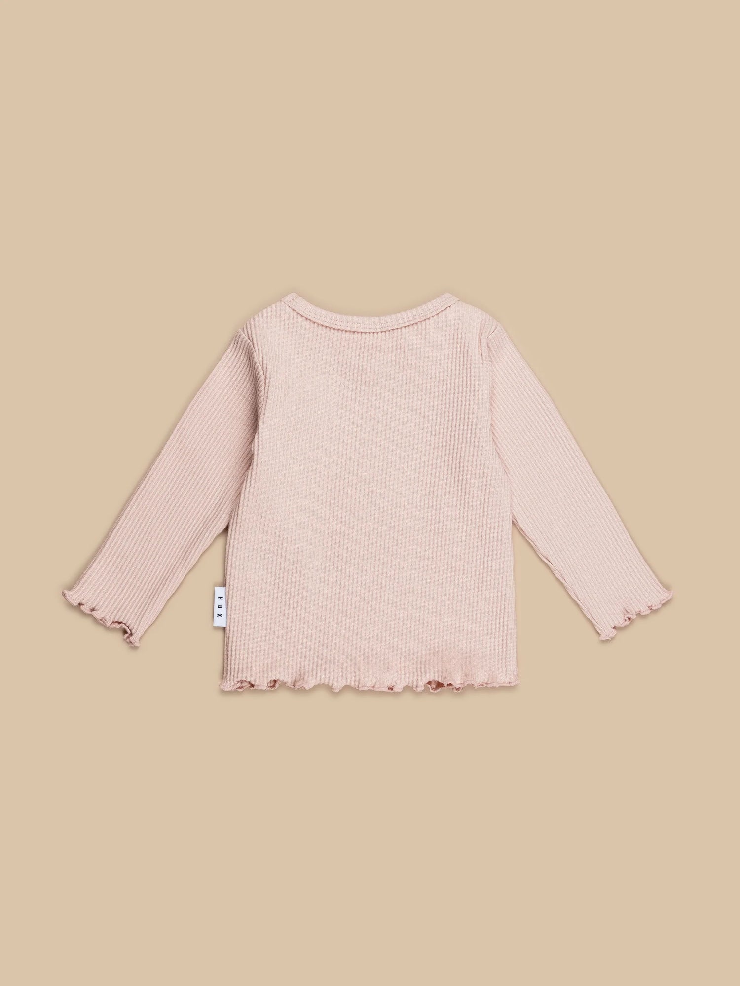 Huxbaby Rib Top - Rose