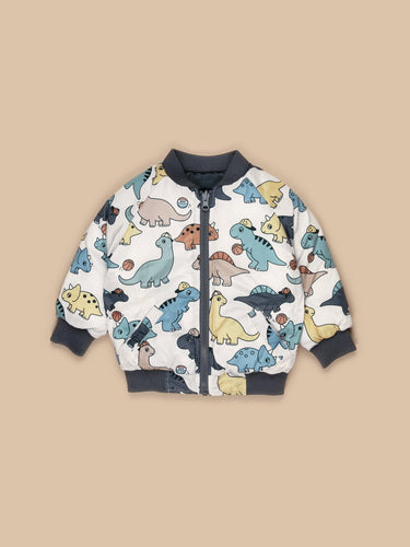 Huxbaby Reversible Bomber - B-Ball Dino