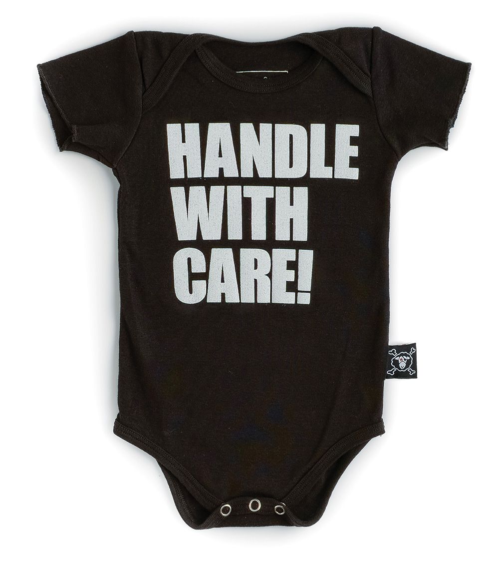 Nununu Handle with Care Bodysuit - Black