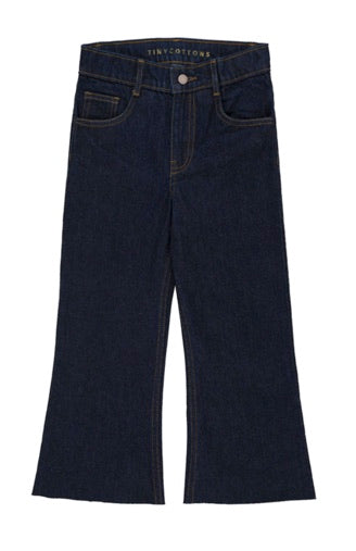 Tiny Cottons Denim Flared Pant - Denim