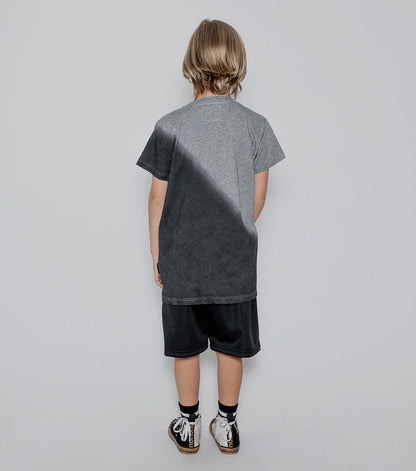 Nununu Gradient Skull T-Shirt - Dusty Heather Grey