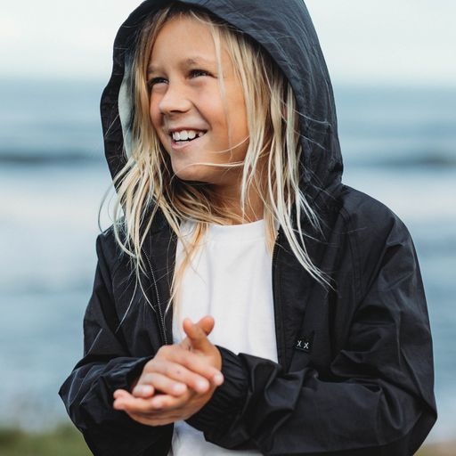 Munster Kids Polarspray Jacket - Navy/Black