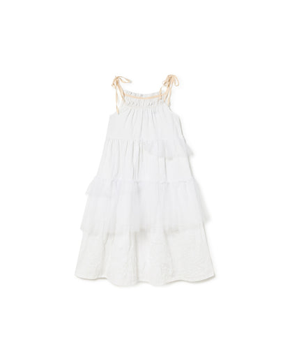 Little Creative Factory Honolulu Sun Dress - White