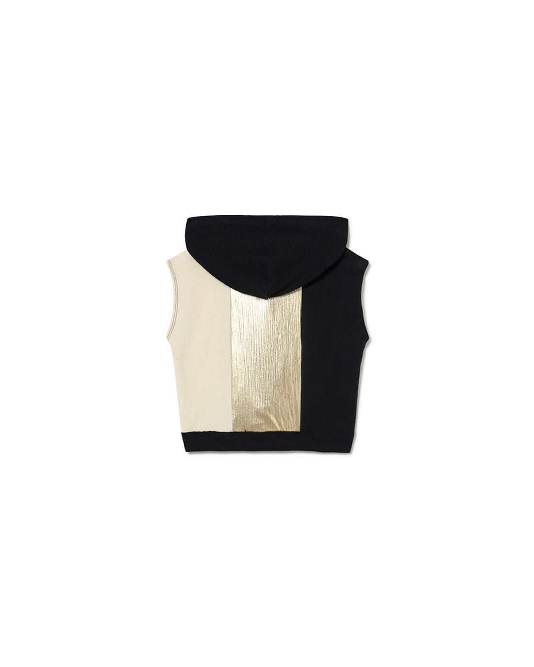 Little Creative Factory Shave Ice Vestshirt - Cream Gold Black