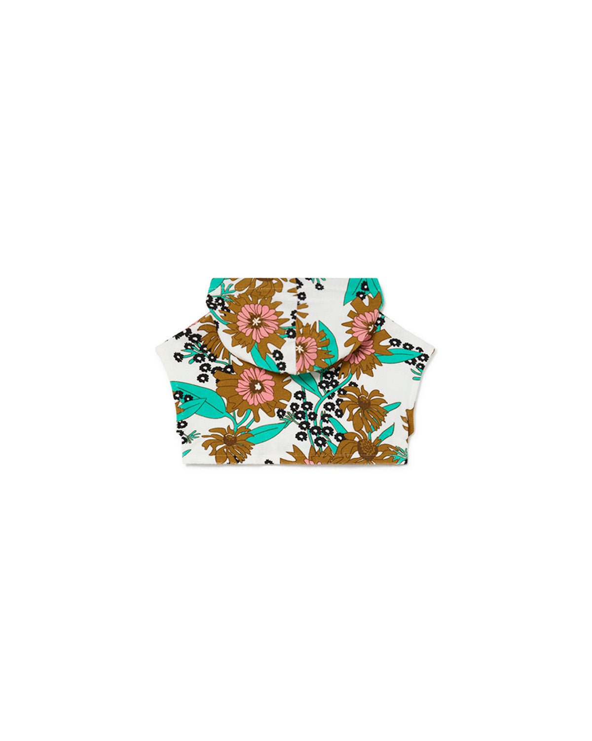 Little Creative Factory Hawaii Terry Crop Top - Flower Print