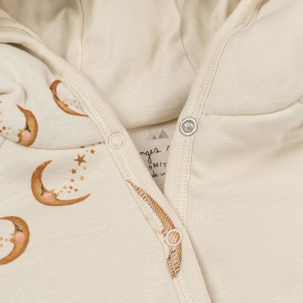 Konges Sløjd Classic Onesie with Hood - Moon