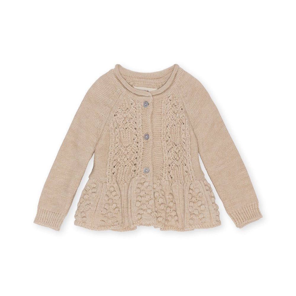 Konges Sløjd Cabby Frill Cardigan - Moonlight