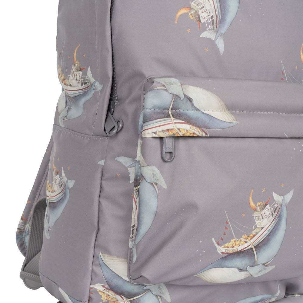 Konges Sløjd Rainy Kids Backpack Junior - Whale Boat