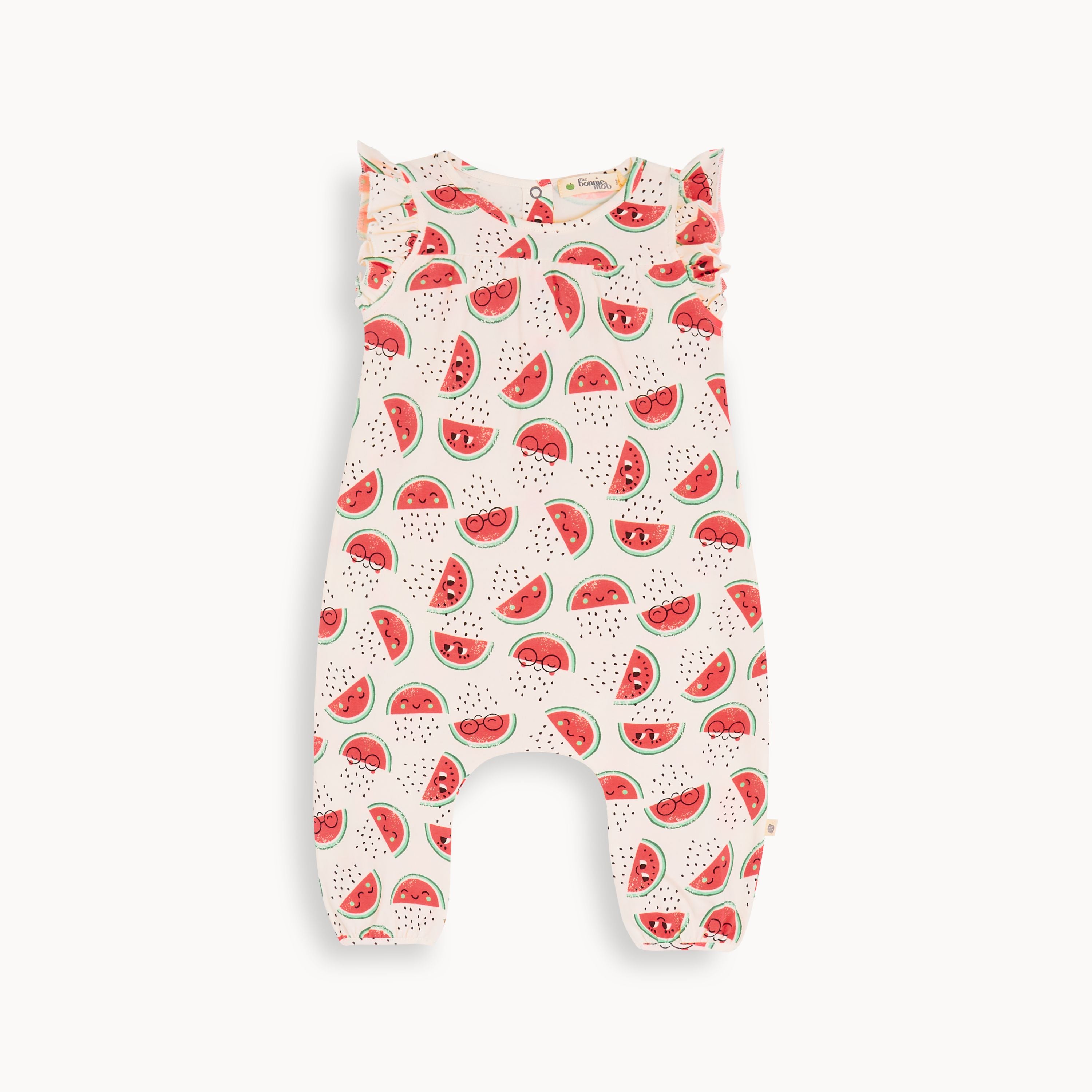 The Bonnie Mob Jumpsuit - Watermelon