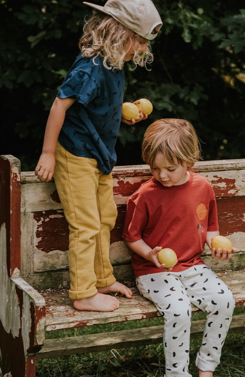 Dusq  Italian Fleece Pants - Mellow Yellow