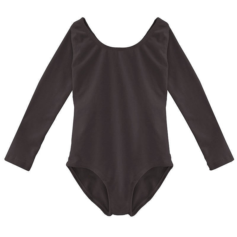 Kickee Pants Solid Longsleeve Luxe Leotard - Midnight