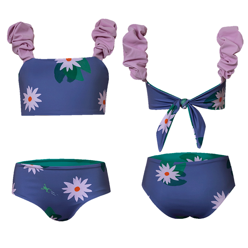 Pepita &amp; Me Bamba Girl Two Piece Swimsuit - Loto Verde