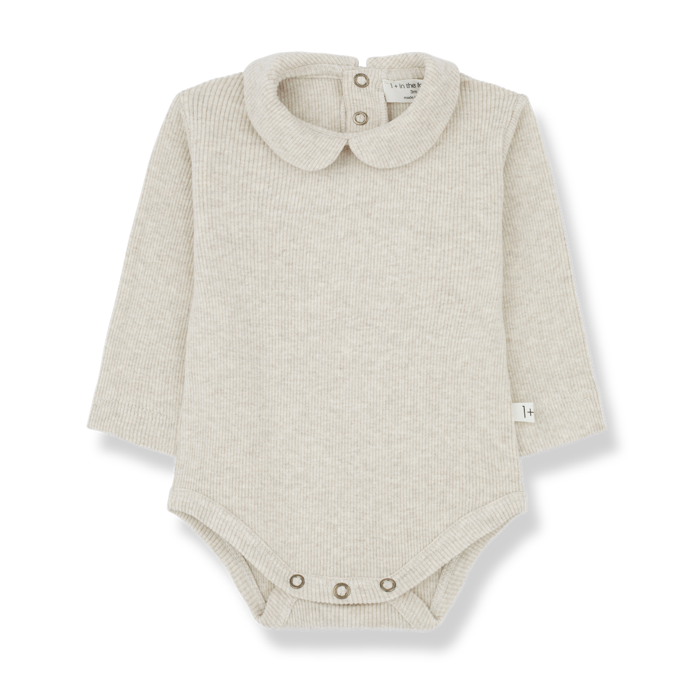 1 + In The Family Lourdes Bodysuit - Oatmeal