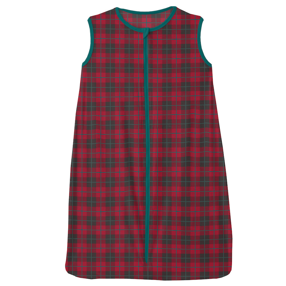 Kickee Pants Print Lightweight Sleeping Bag - Anniversary Plaid