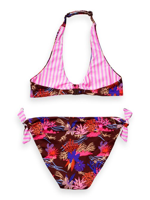 Scotch &amp; Soda Girls Reversible Printed Bikini