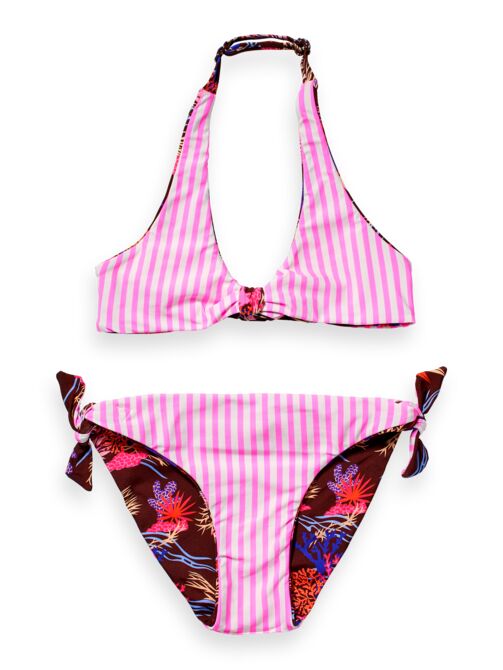 Scotch &amp; Soda Girls Reversible Printed Bikini