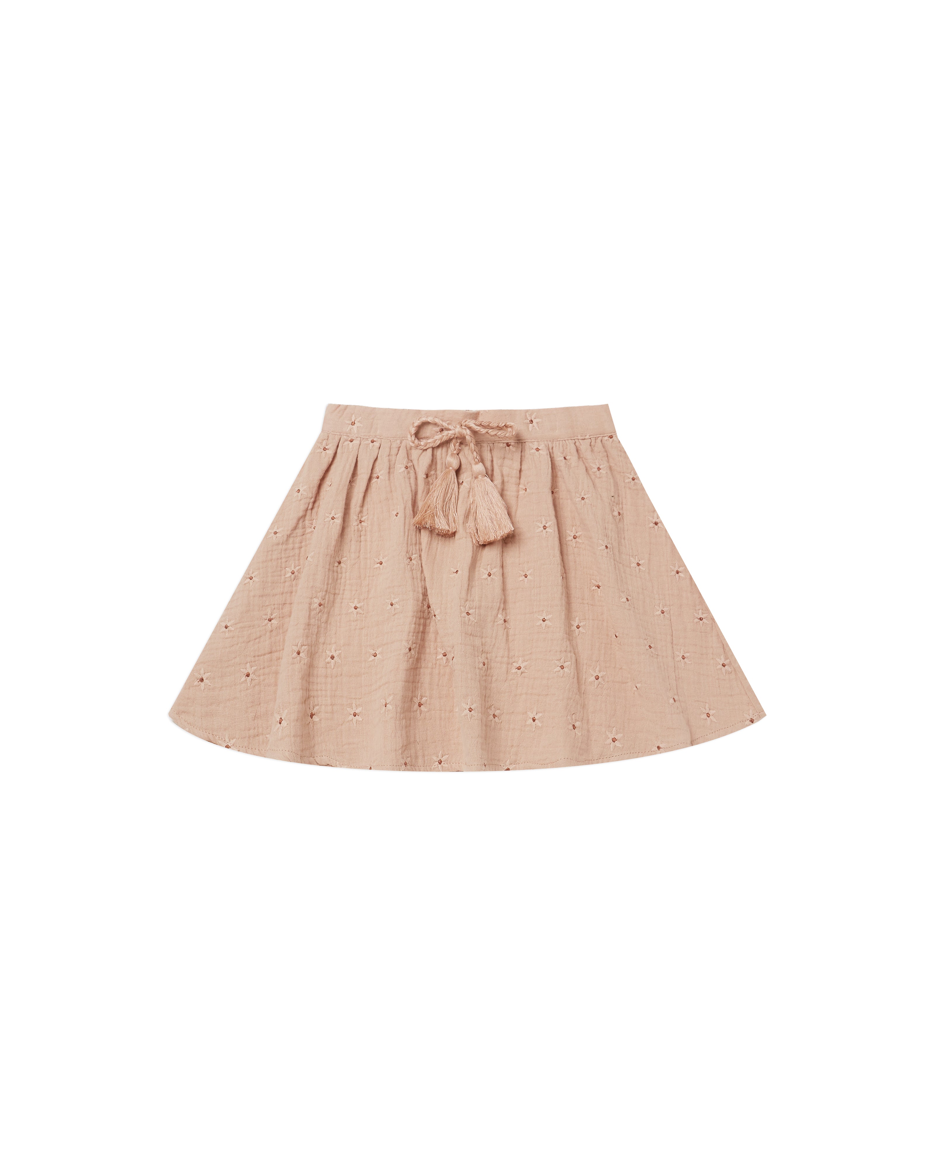 Rylee + Cru Mini Skirt - Daisy Embroidery