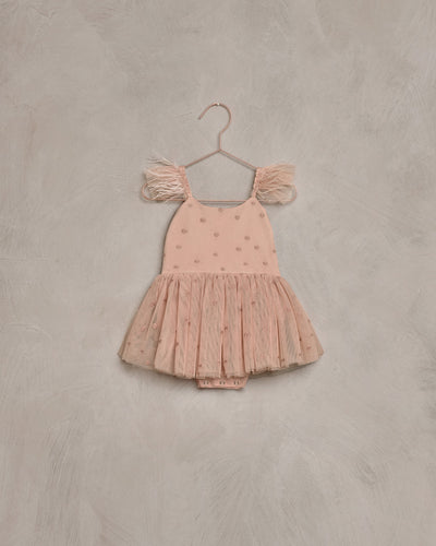 Noralee Poppy Tutu Onepiece - Dusty Rose