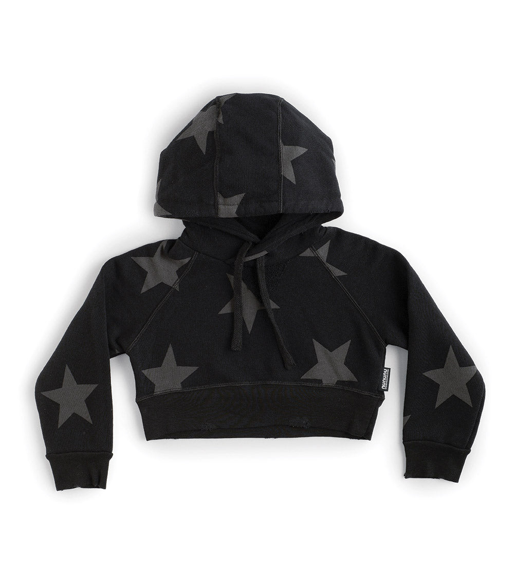 Nununu Star Mini Hoodie - Black