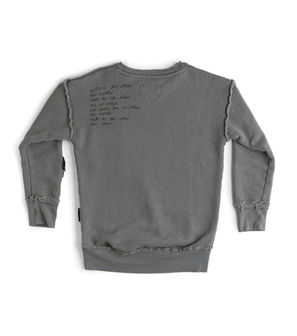 Nununu Growth Sweatshirt - Dyed Grey